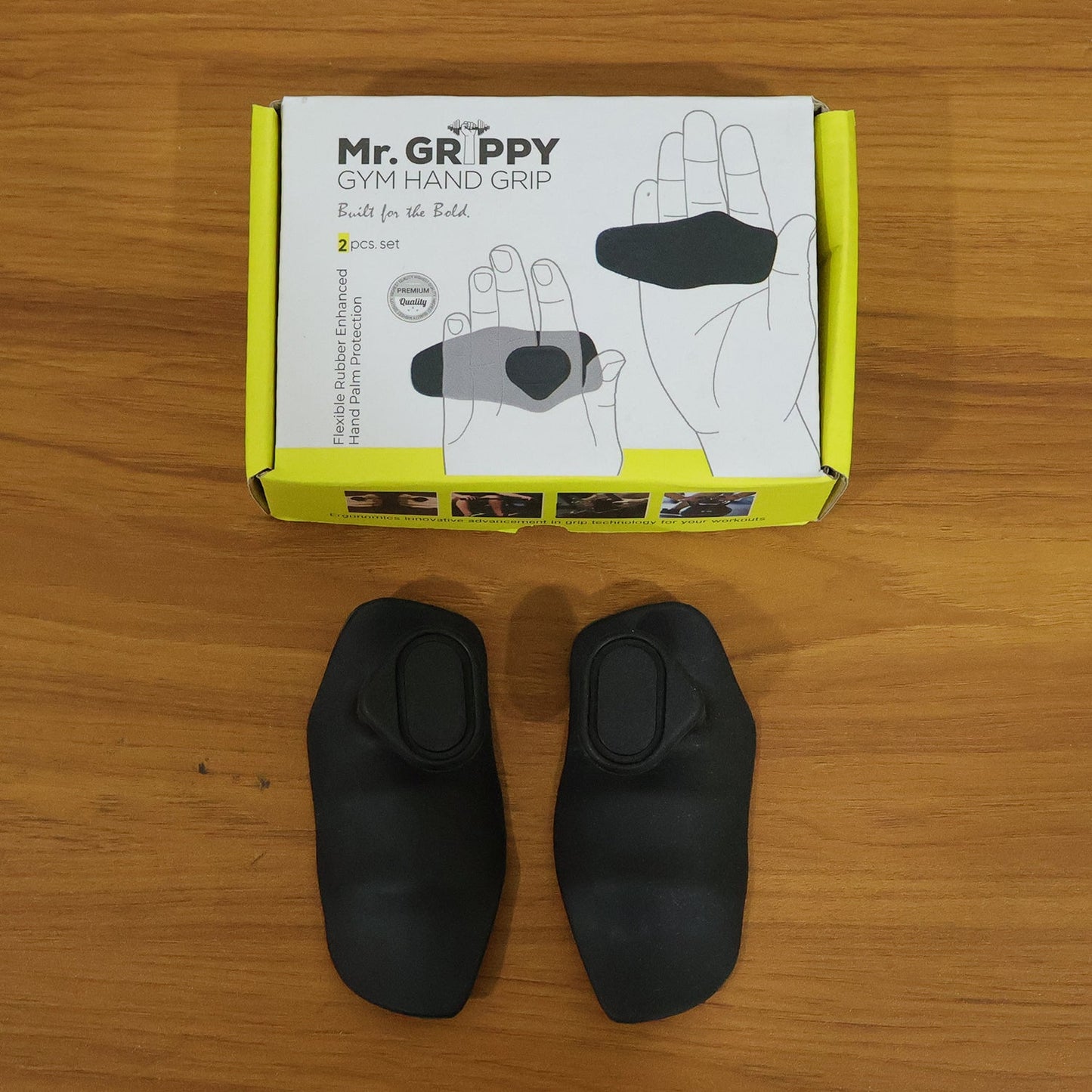 Gym Hand Grip Support Pads (2 Pc Set)