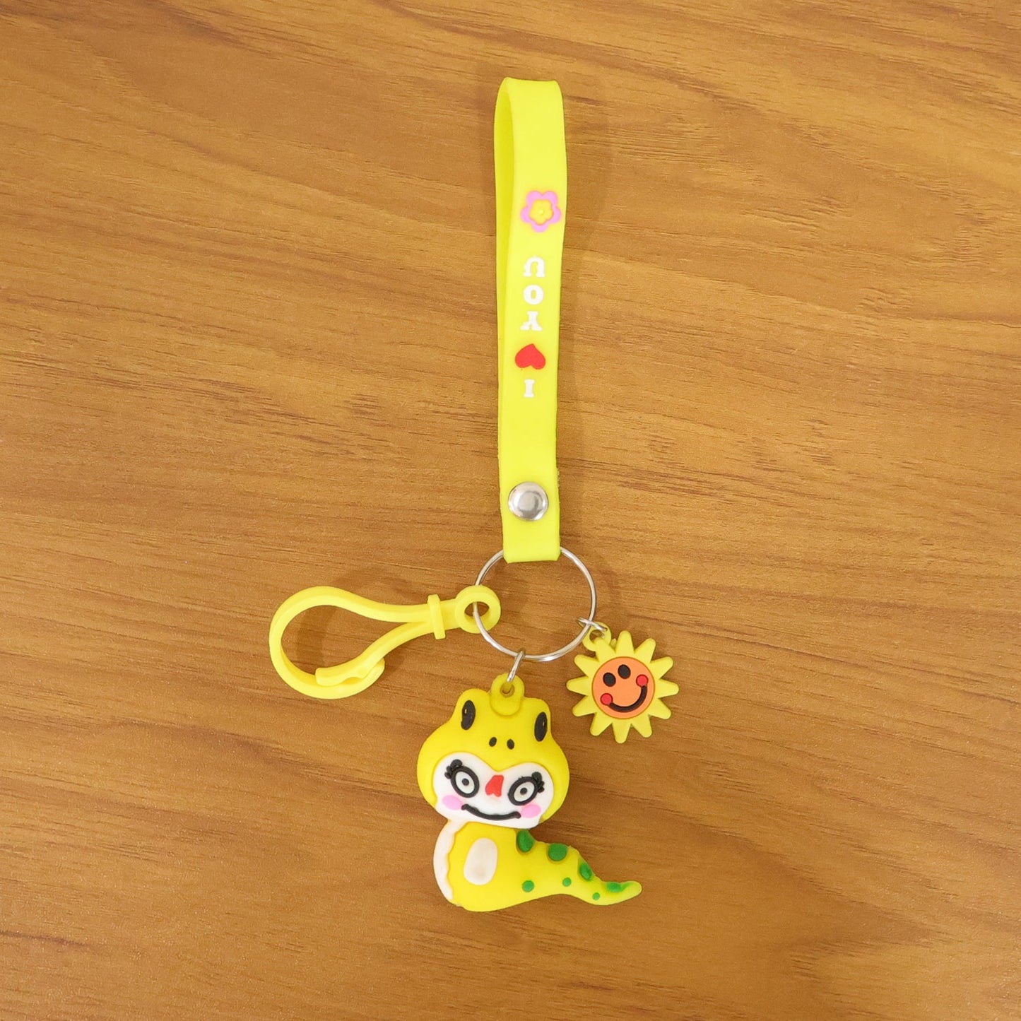 kawaii dinosaur keychain decorative charm