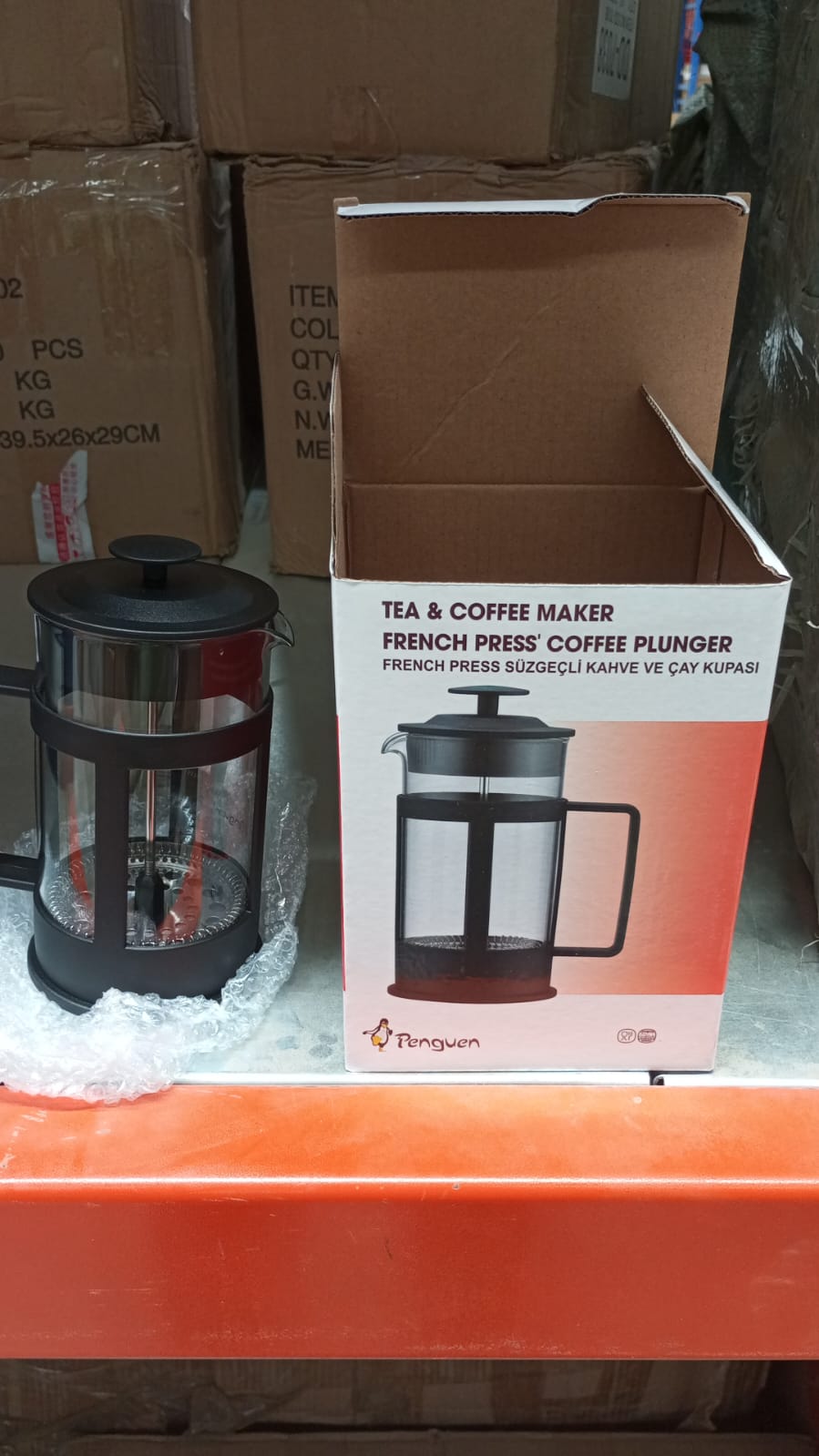 Coffee and Tea maker, Coffee Maker Glass Coffee Press Glass Teapot (Approx 350ml)