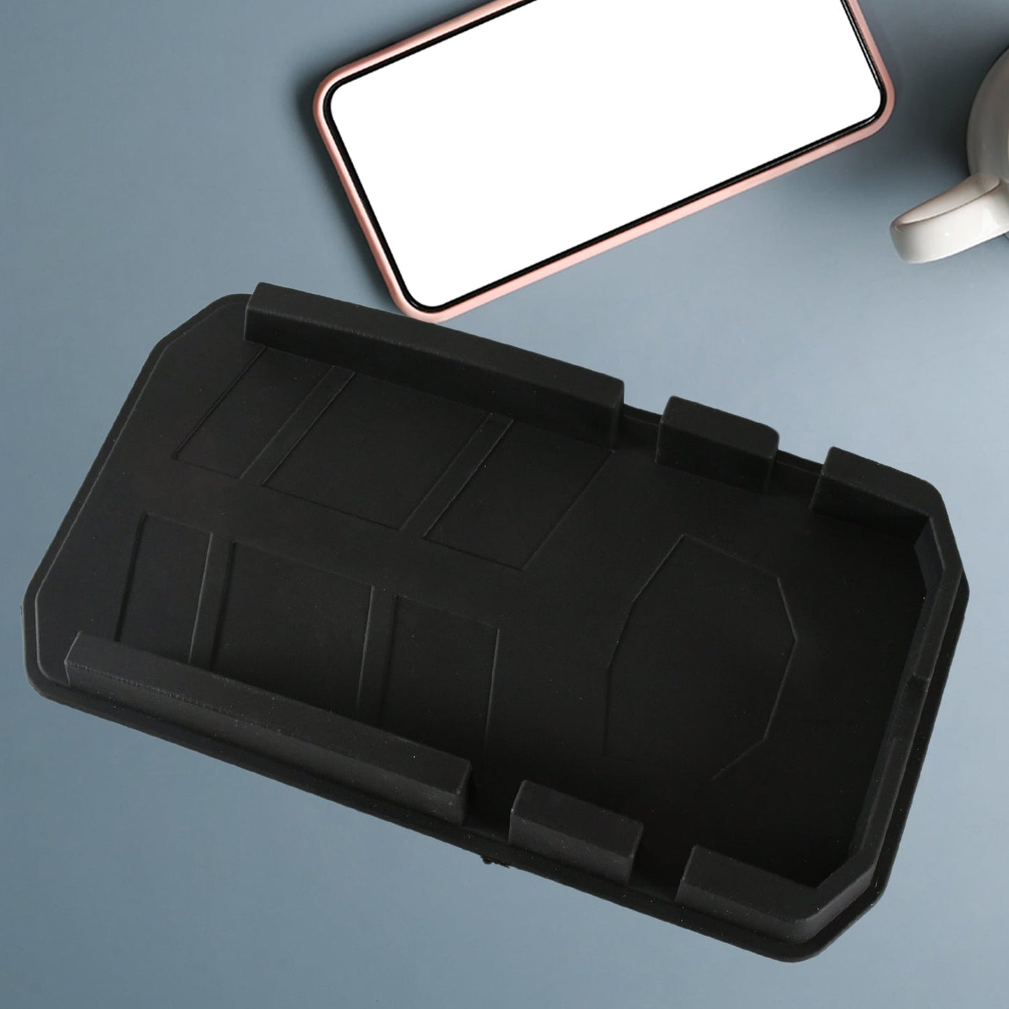Multipurpose Car Dashboard Mobile Holder with Anti-Slip Base
