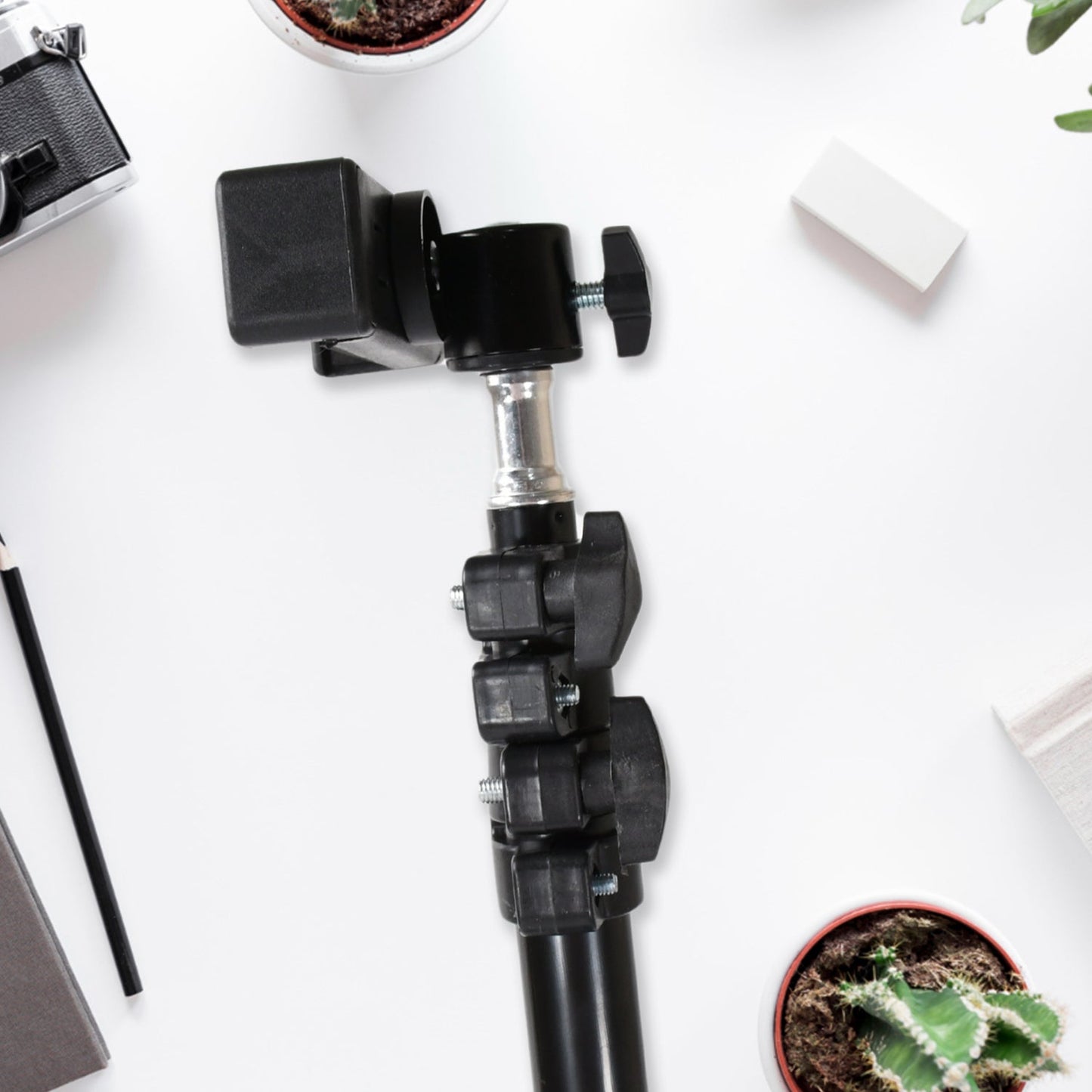 Professional Tripod for DSLR Photography (Max Height 178cm, Multi-Head, Folding)
