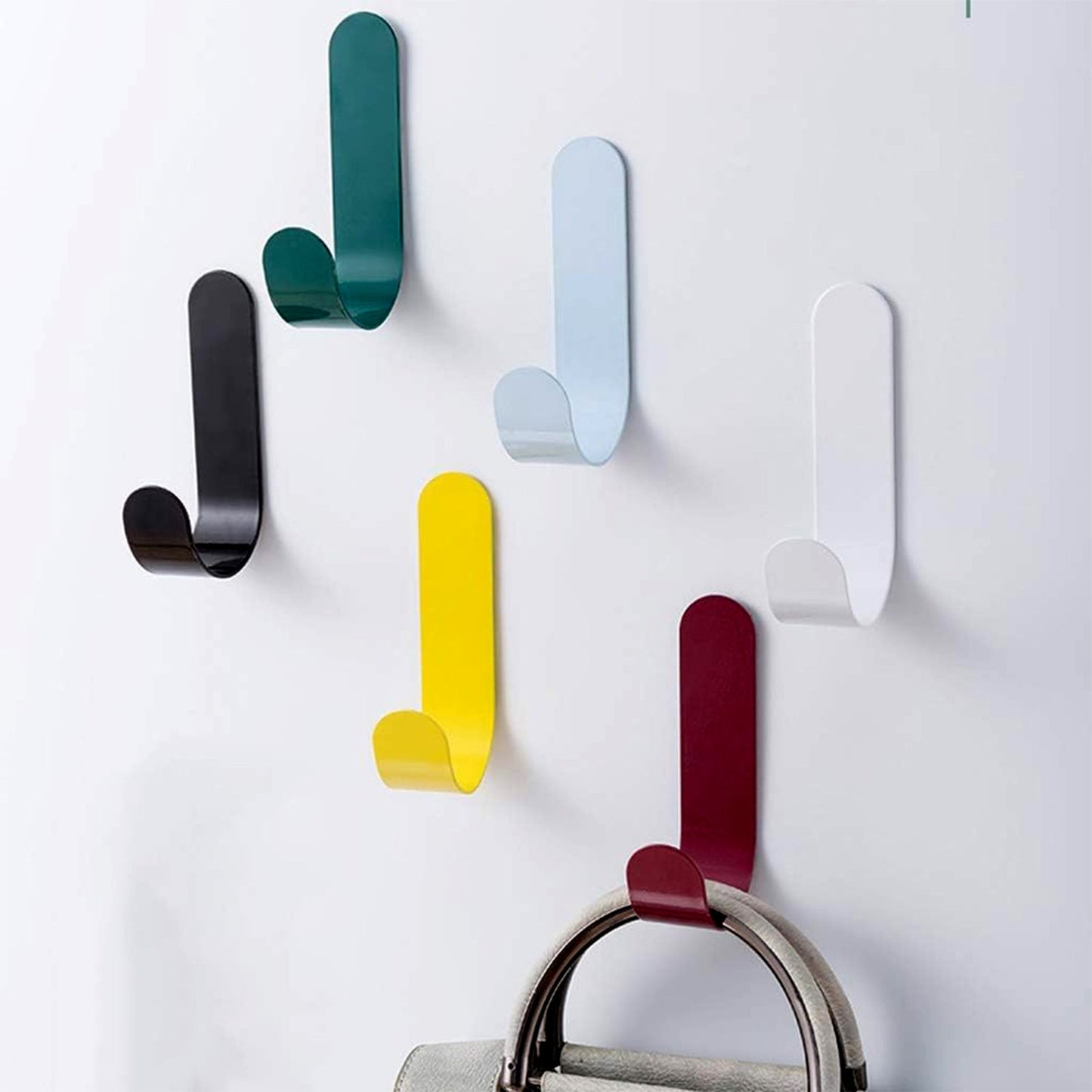 Self Adhesive Waterproof Wall Hooks for Multipurpose Home Storage (20 Pcs Set)