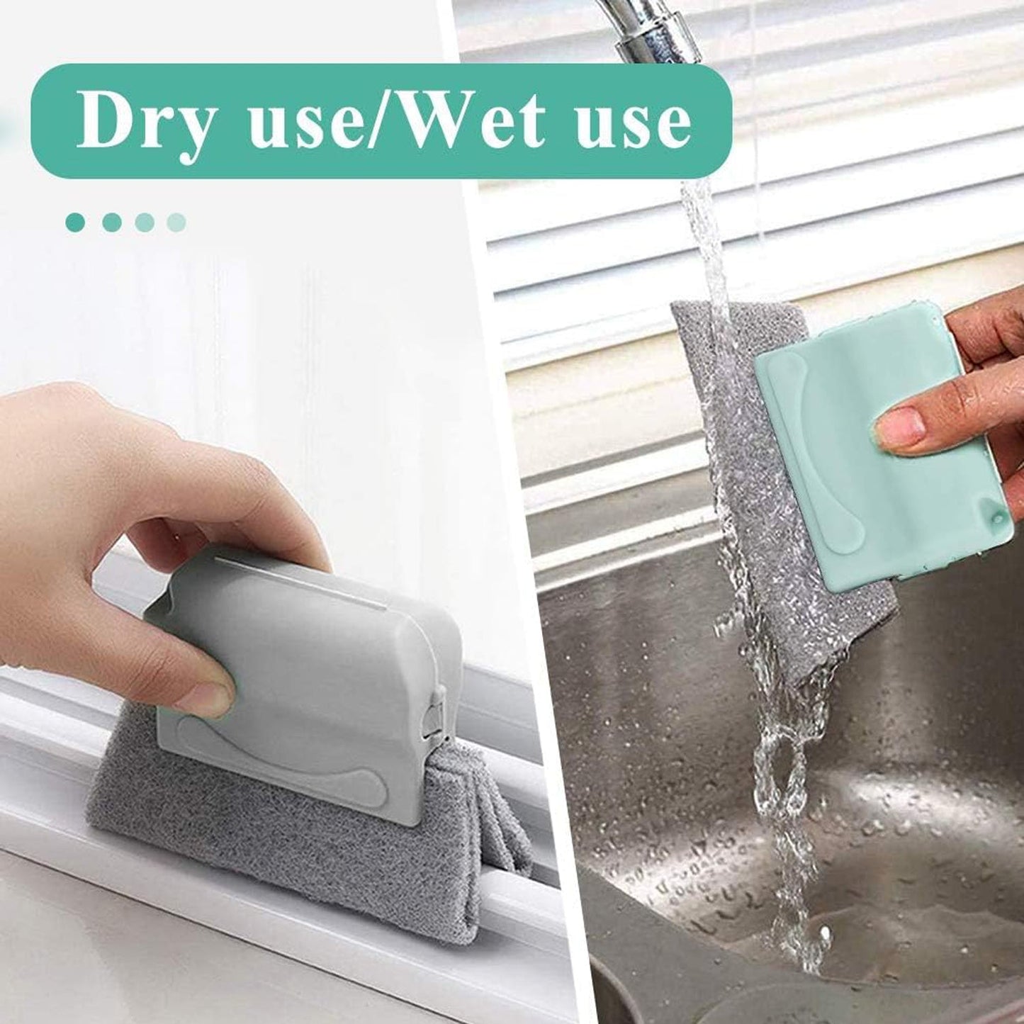 Creative Window Groove Cleaning Brush, Hand-Held Cleaner Tools