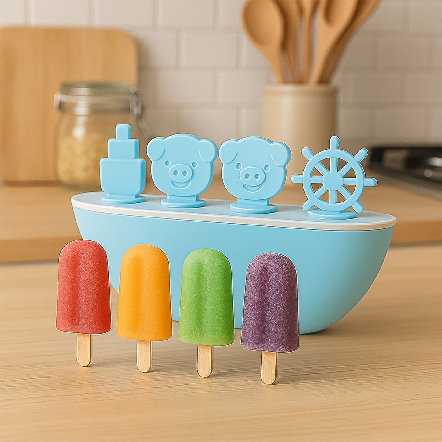 Gift Pop Piggy Mold Kit