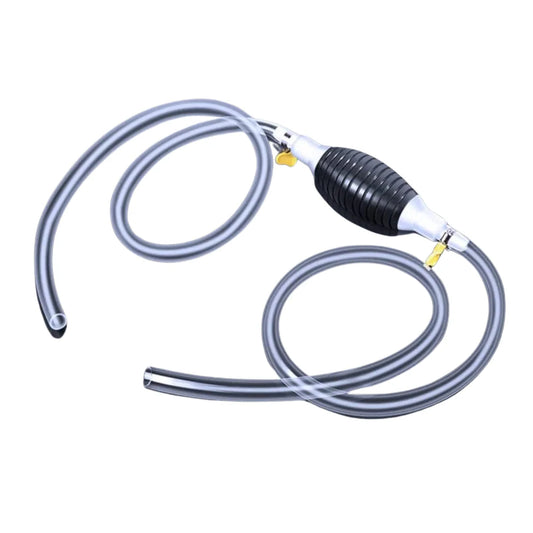 Fuel Transfer Pump Hose With Hand Pump And 2 Hose Clamps