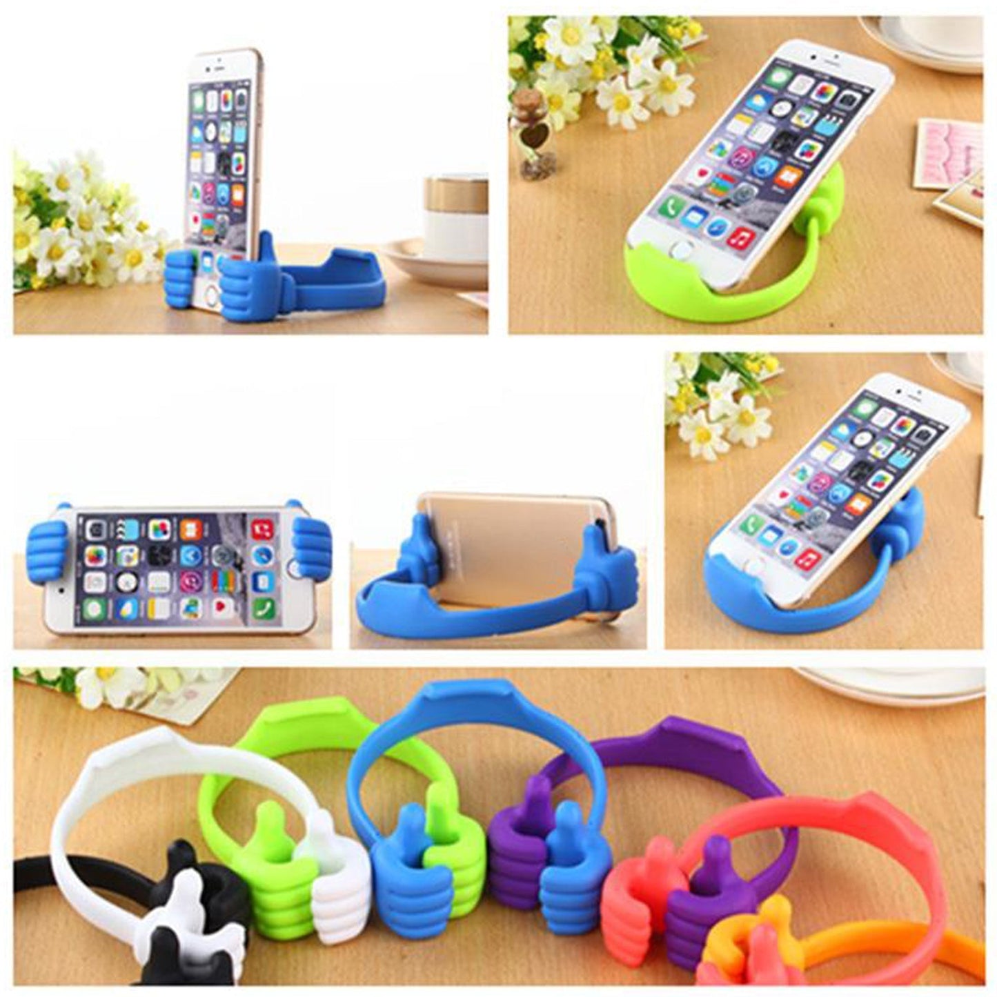 Hand-Shaped Mobile Stand – Universal Support for Home & Office (1 Pc, With Color Box)