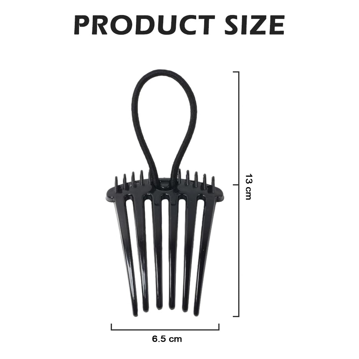 Volumizing Hair Bun Comb Clip (1 Pc)