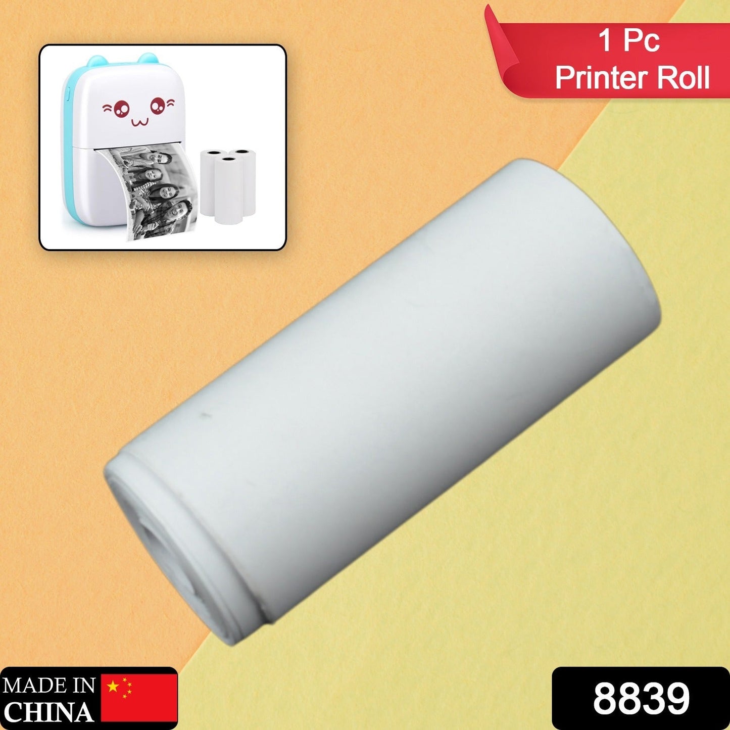 Thermal Printer Paper Roll – Aging Resistant, Fast Color, Portable (1 Pc)