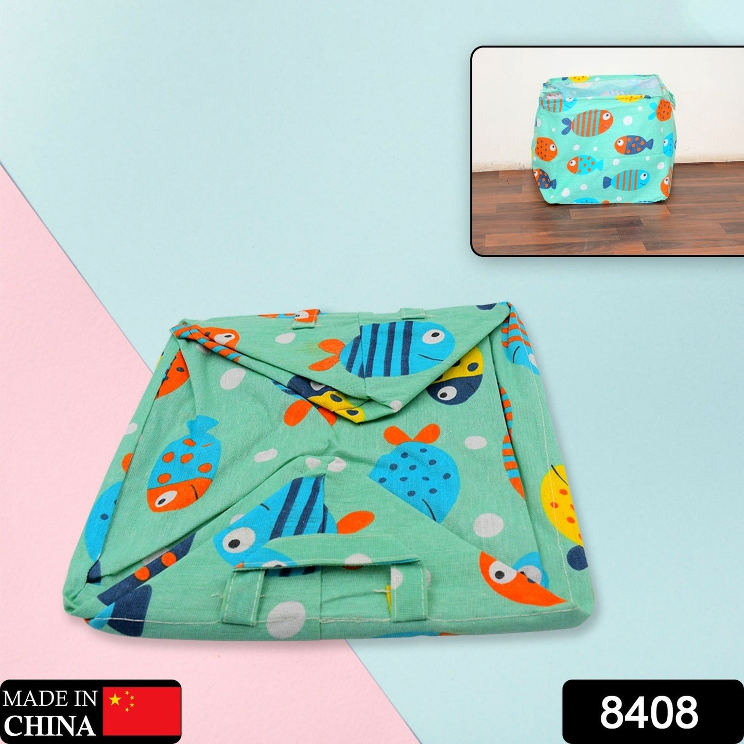 Foldable Storage Bag for Clothes, Blankets & Quilts – Closet Organizer Box