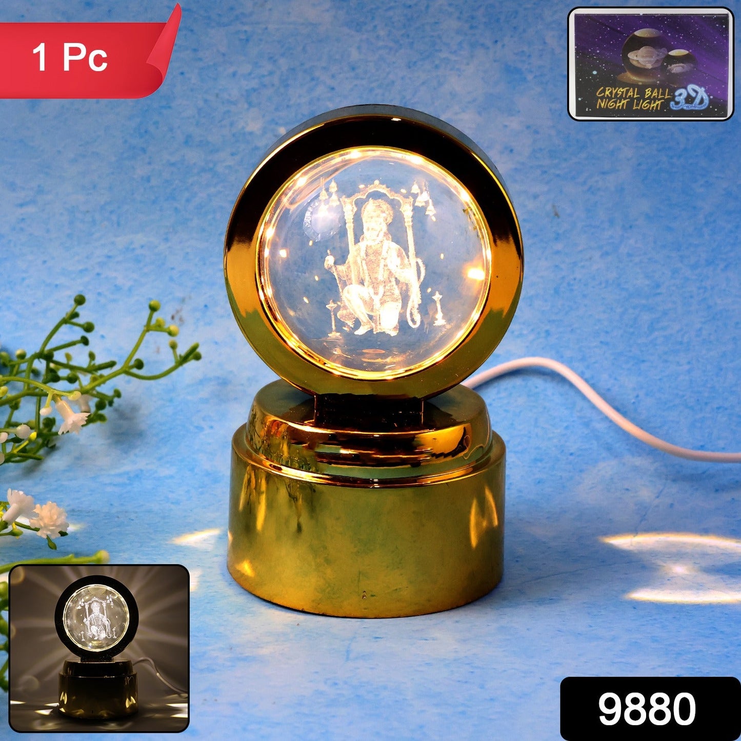 Crystal Sphere Lamp