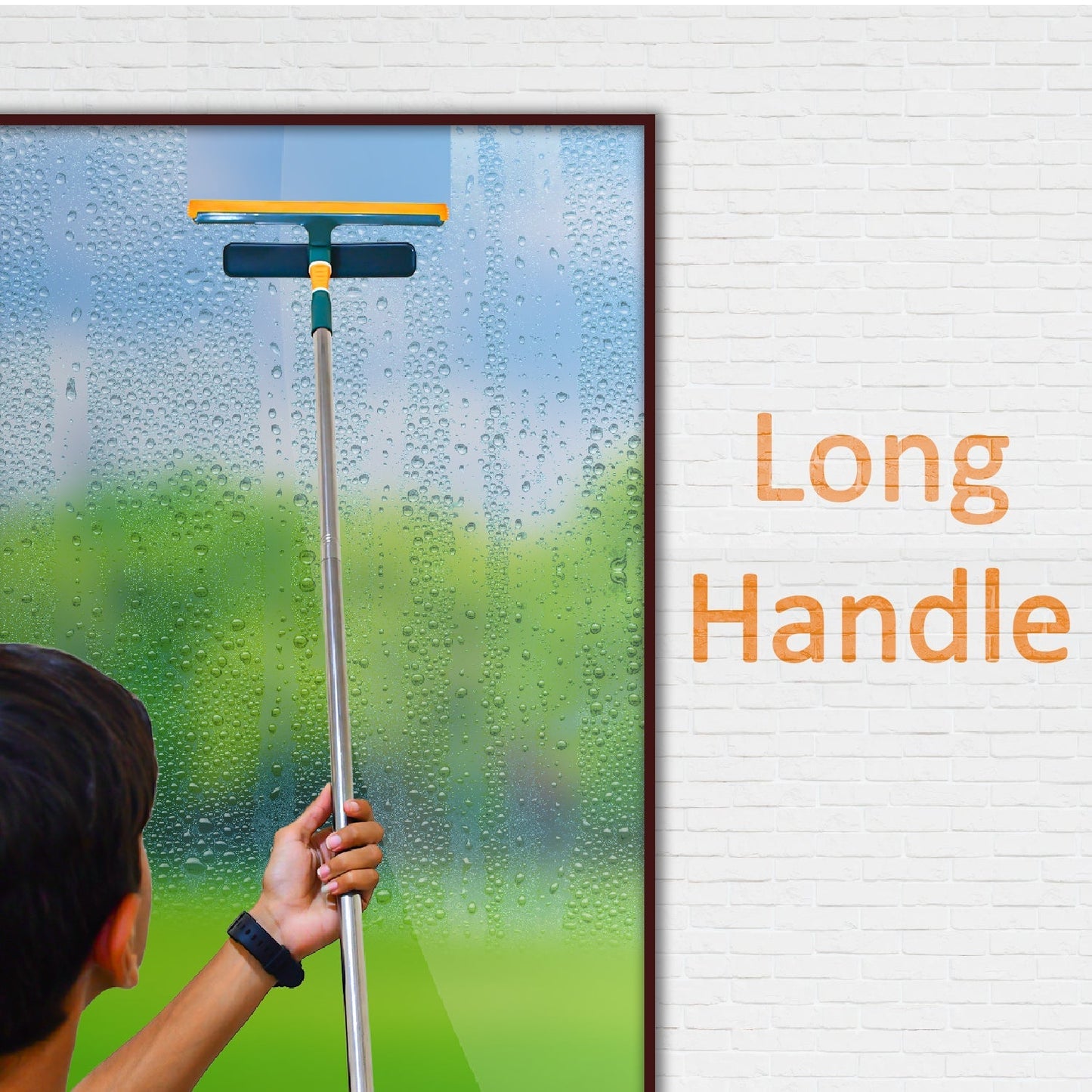 3-in-1 Glass Wiper – Multi-Surface Cleaner for Home & Office