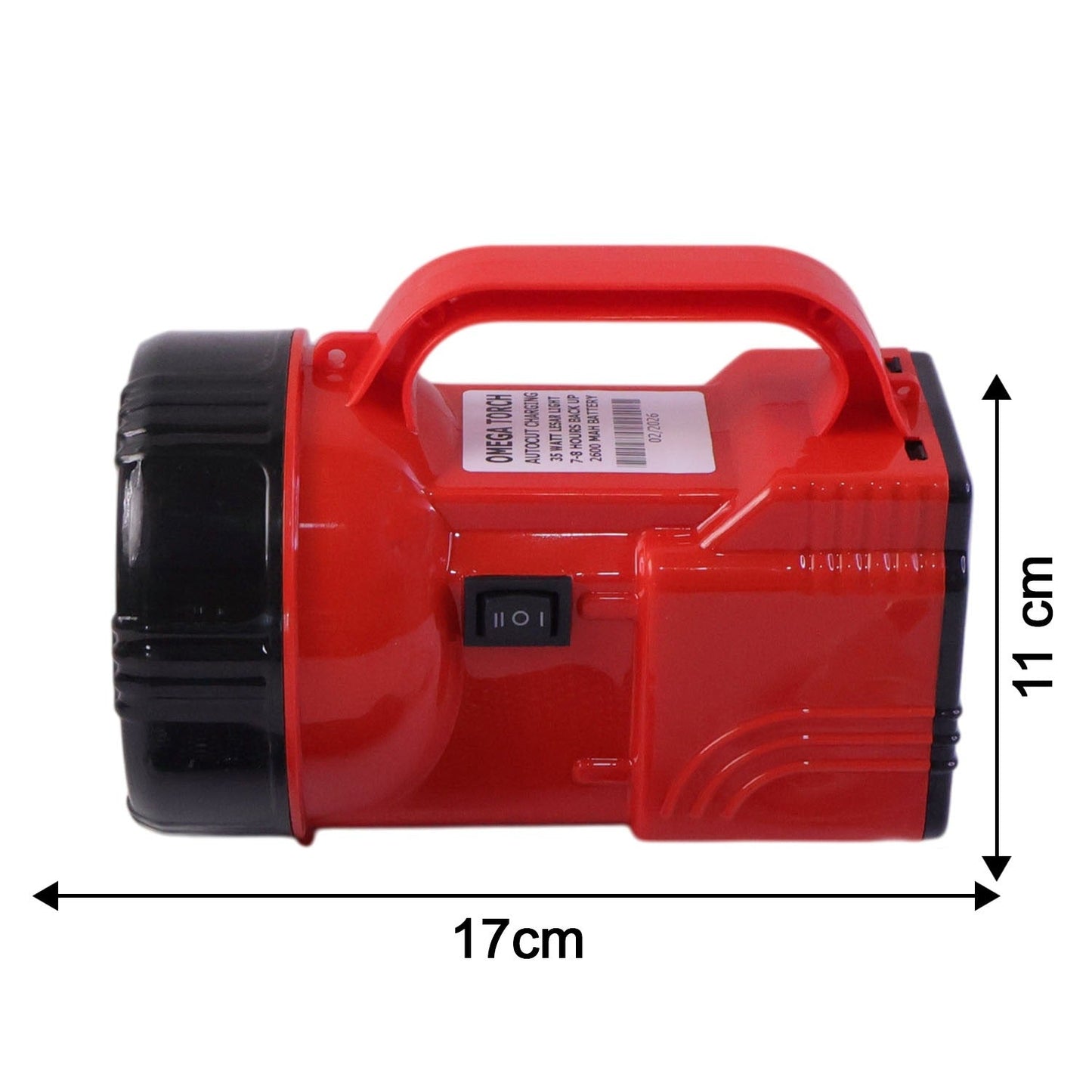 OMEGA 35W High Power Rechargeable LED Emergency Laser Light (1 Pc, 35W)