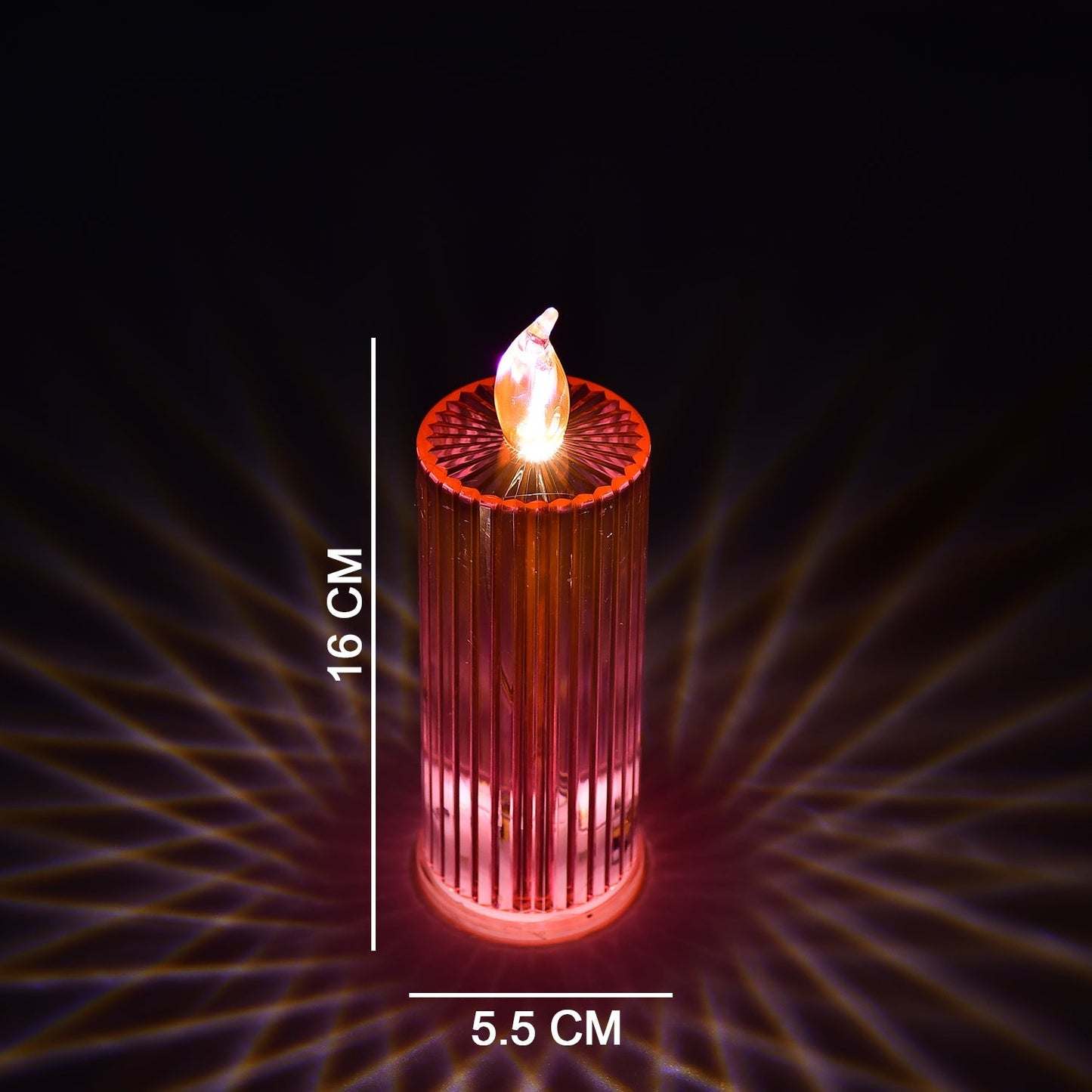 Big Simple Candles Crystal Lights