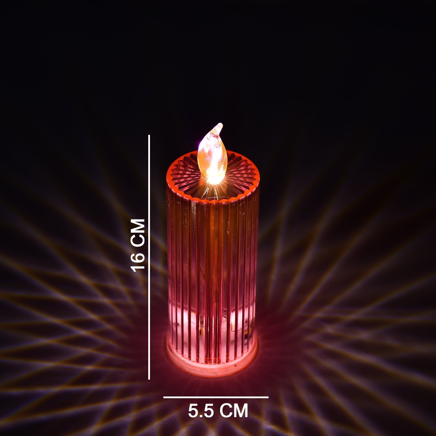 Big Simple Candles Crystal Lights