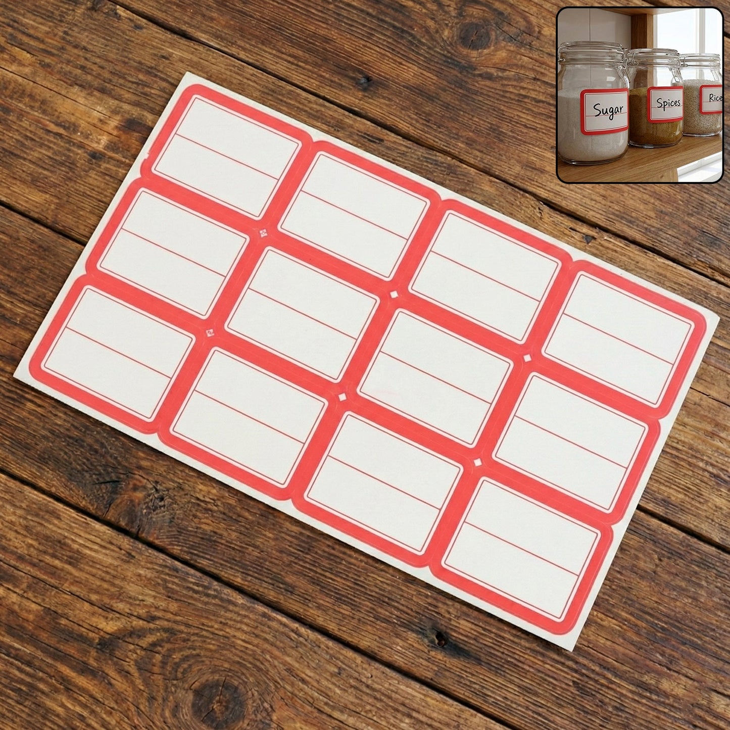 Jar Label Stickers