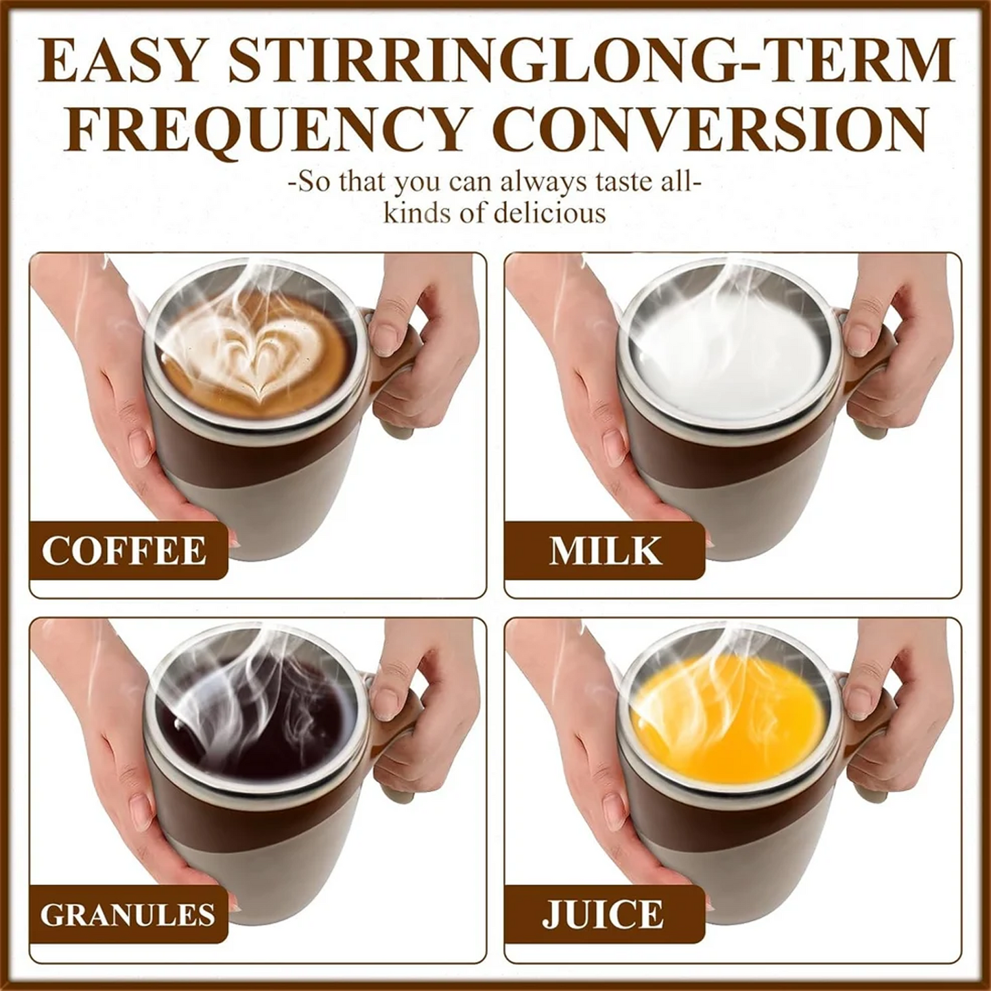 Self Stirring Coffee Mug ( Battery Not Included)