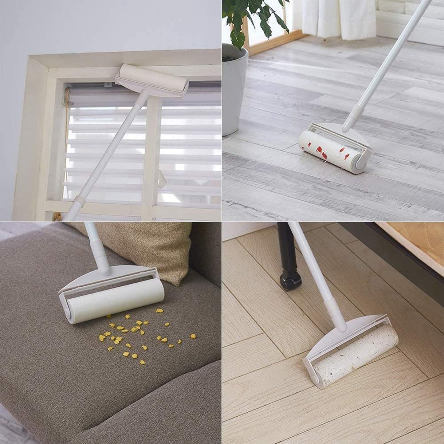 Extra-Wide Lint Roller 23 × 20 cm Handle & Barrel  - (1 Pc)