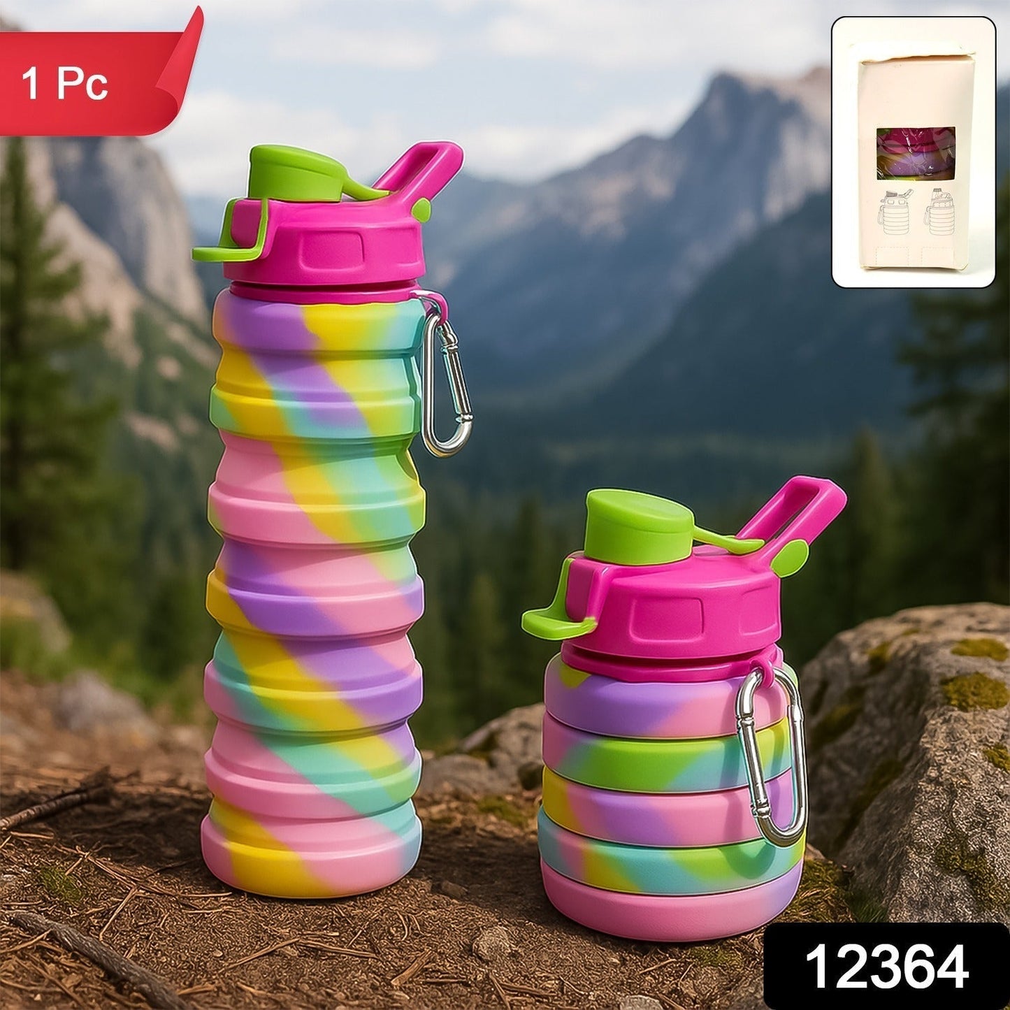Twist & Fold Silicone Bottle