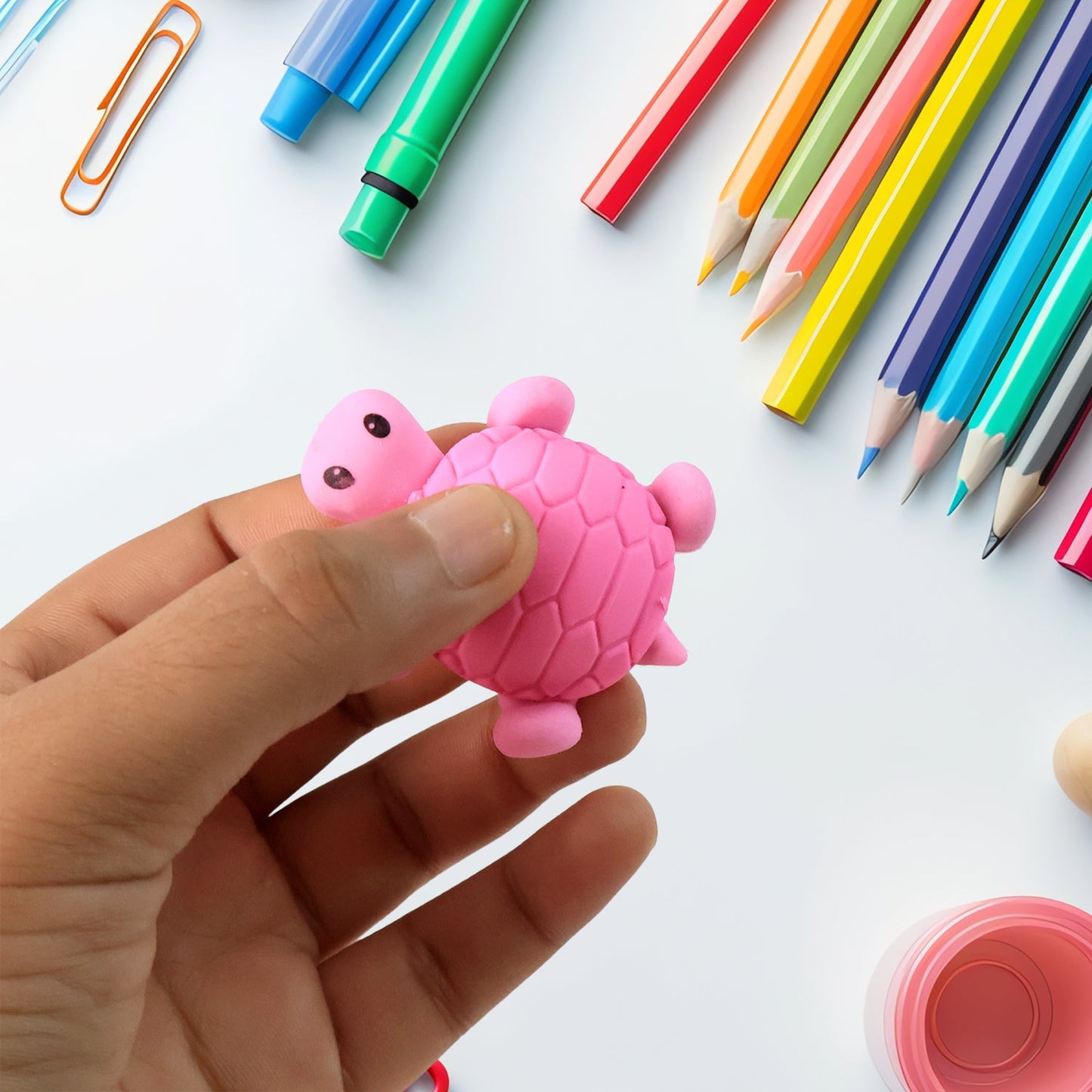 Soft PVC Turtle Eraser