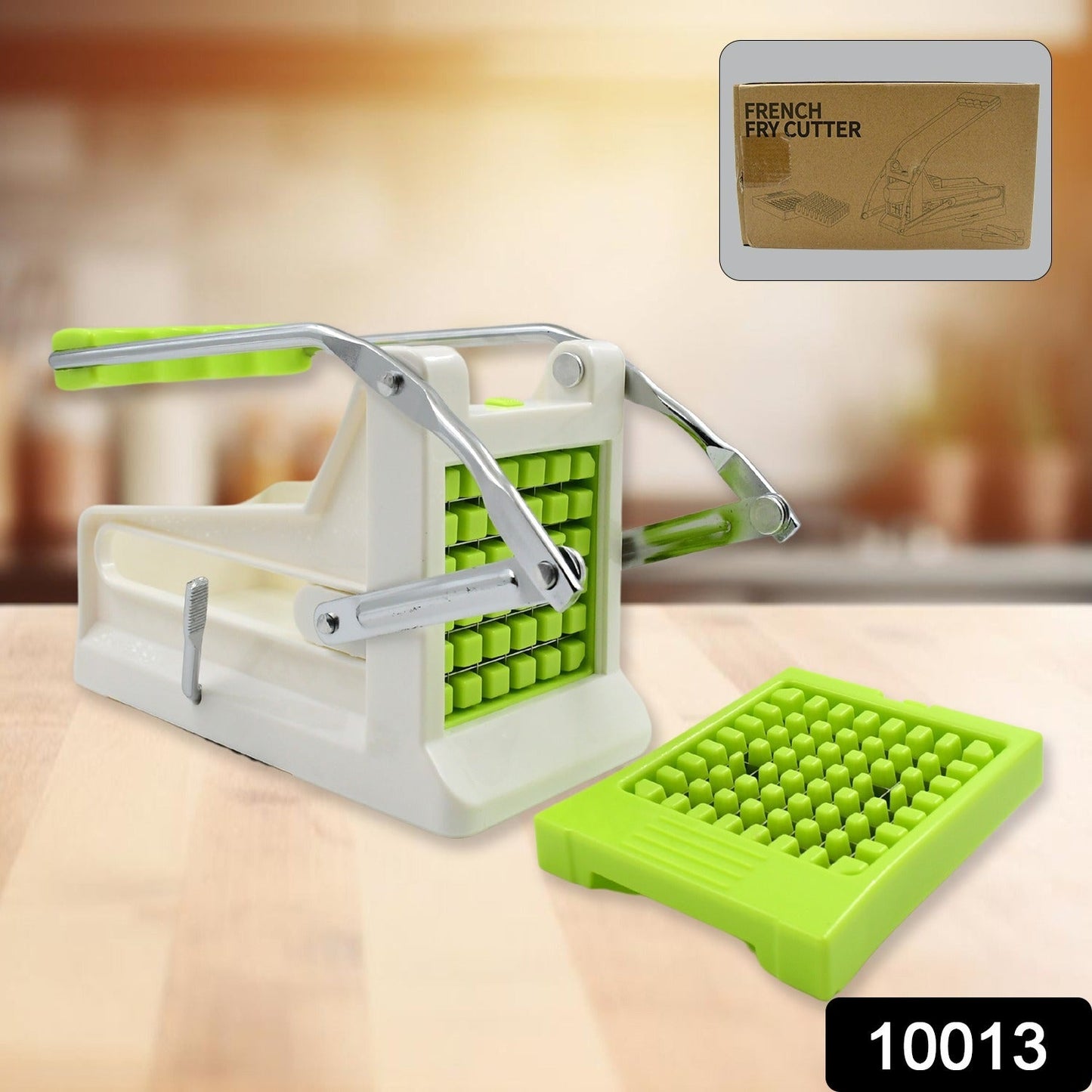 French Fry Cutter Stainless Steel Vegetable & Potato Slicer (1 Pc)