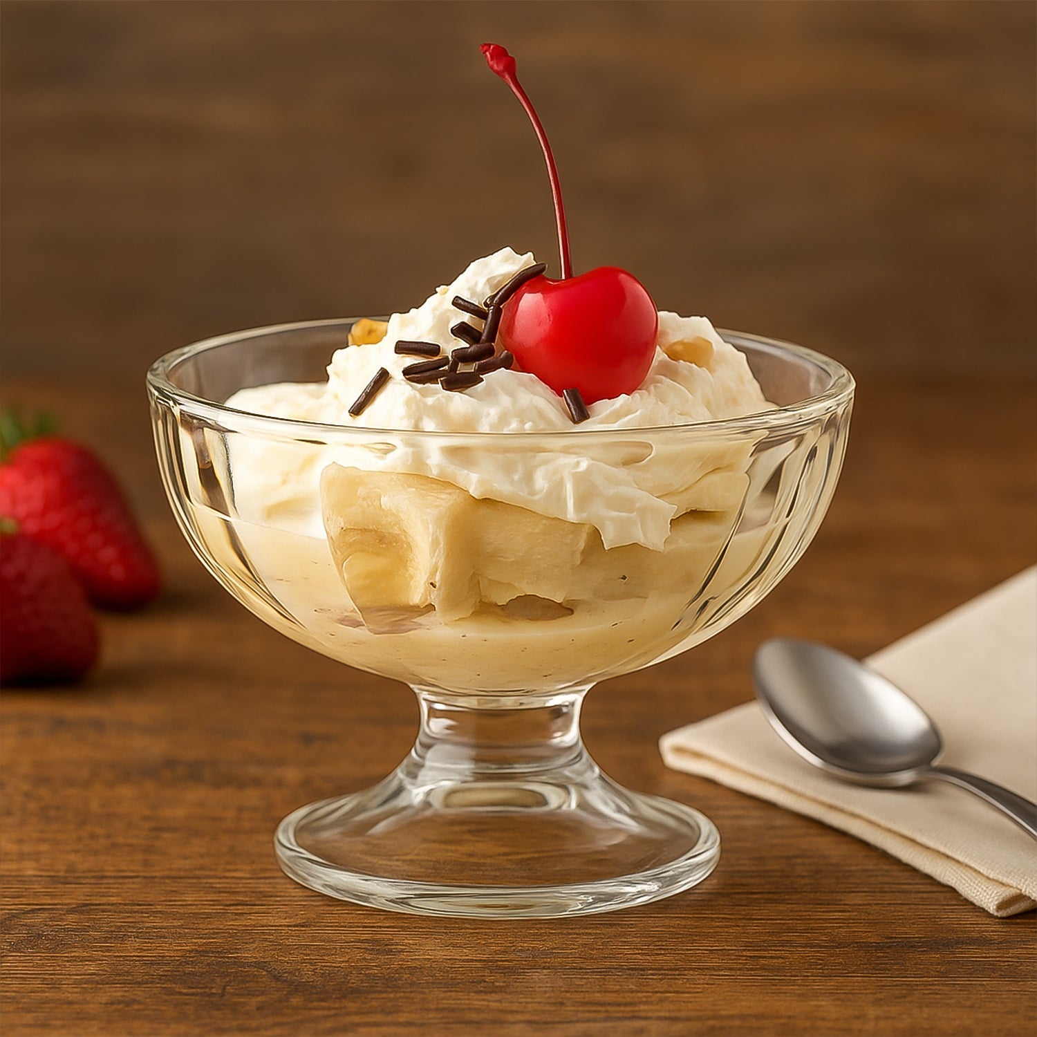 Classic Ice Cream Serving Glass